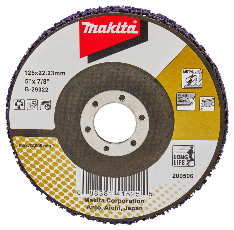Accesorios Makita disco de limpieza 125mm violeta - b-29022 - b-29022