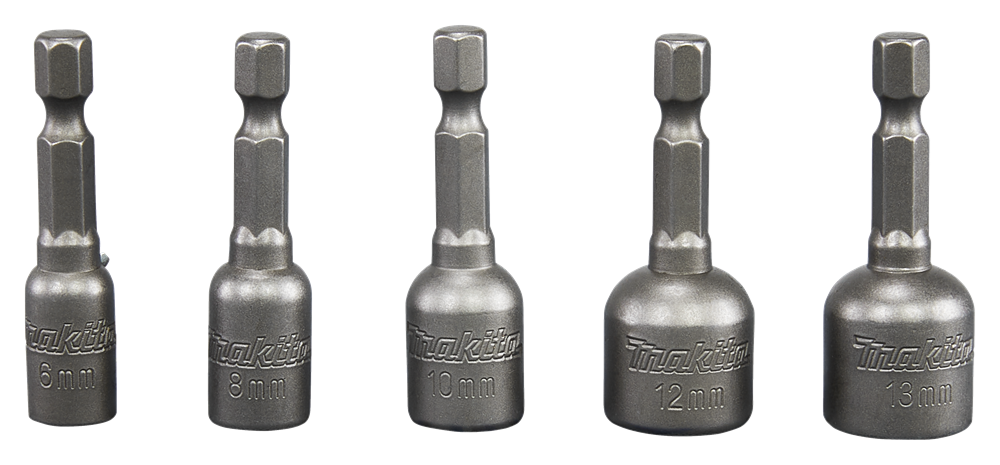 Makita accessoires doppenset 6 8 10 12 13x50m - b-39154 b-39154