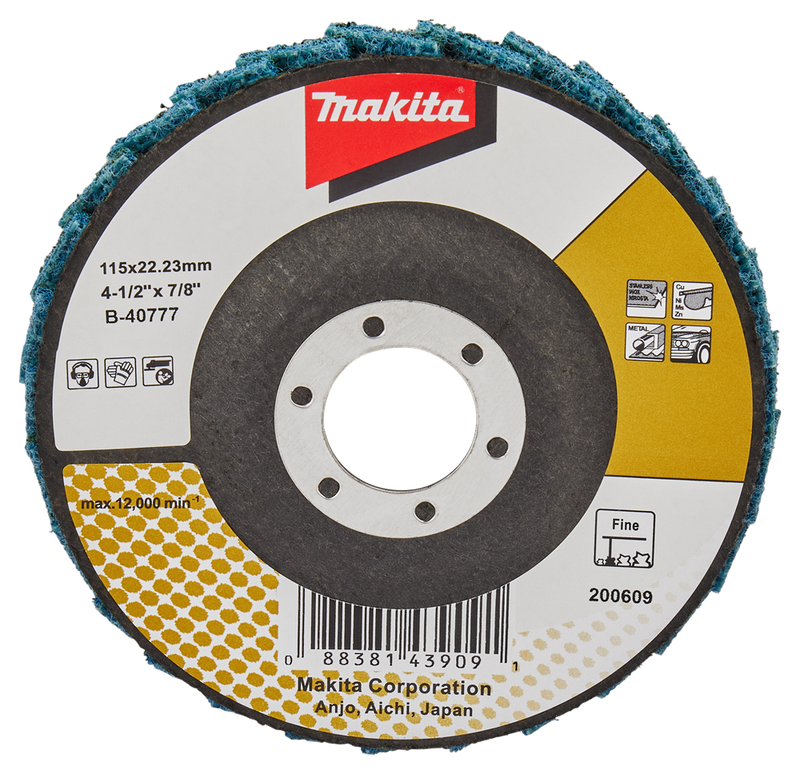 Accesorios Makita disco acondicionador de láminas 115mm fino - b-40777 b-40777