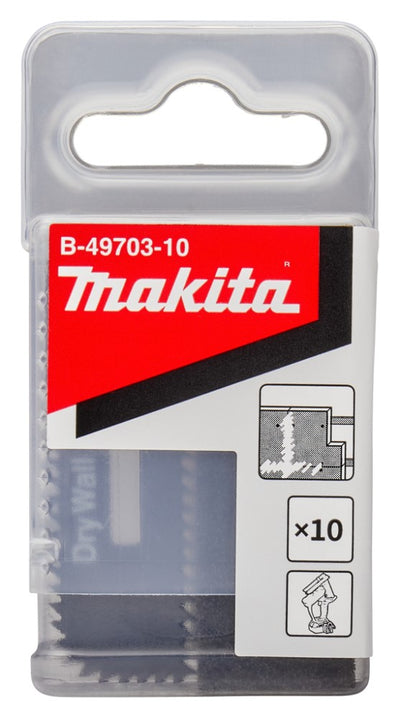 Accessori Makita gesso per lama | 55x18x0,55 mm| 10 pezzi - b-49703-10