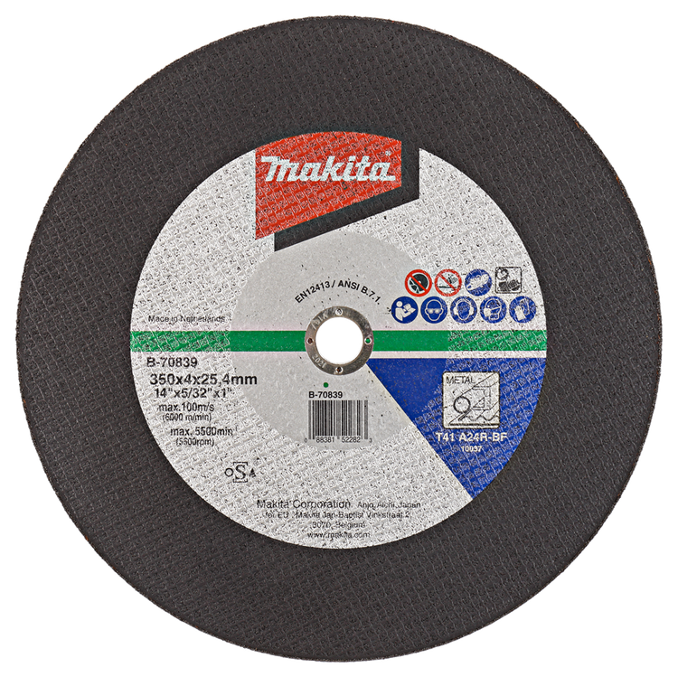 Makita accessoires doorslijpschijf staal - b-70839 b-70839