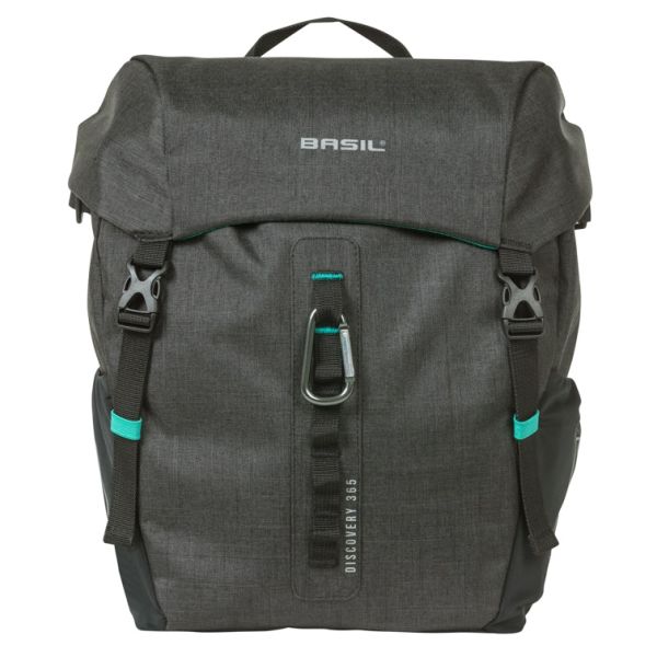 Basil borsa singola discovery 365d m mik 9l 12 x 25 x 33 cm - nero