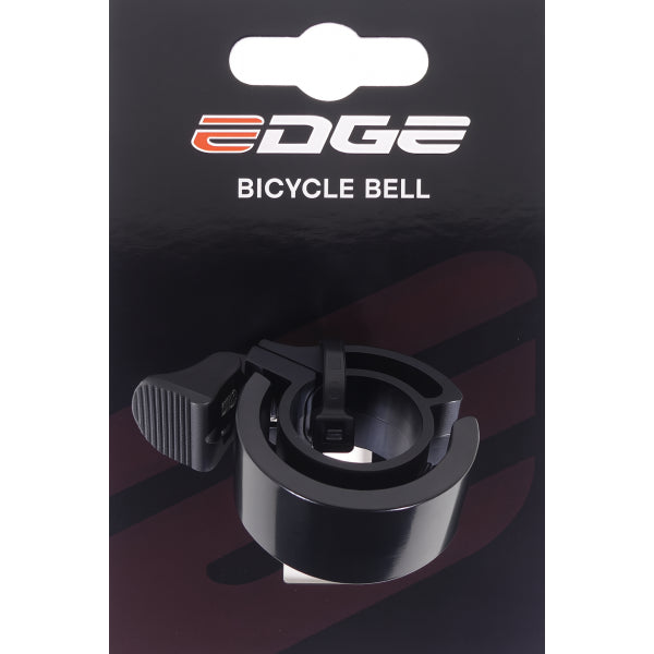 Edge fietsbel aeroring - zwart