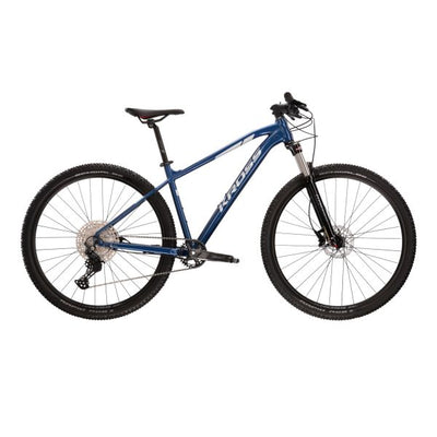 Bicicleta de montaña Kross nivel 5.0 mtb - 29 pulgadas - cuadro xl (20 pulgadas) - azul plata brillo