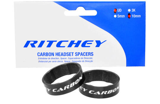 Ritchey WCS Spacer Set UD Carbon 10mm 1-1 8 '' 2 pezzi