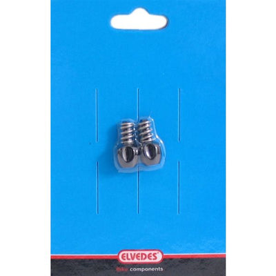 Tornillo de ajuste Elvedes Ø4,3 mm - aluminio (2 piezas)