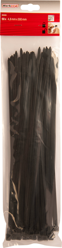 Con:p correa colson 4.8x280mm negro 50 piezas - b20453