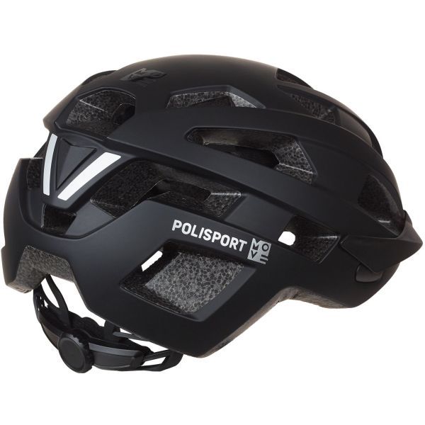 PoliSport City Move Helmet de bicicleta L 58-61 cm Negro