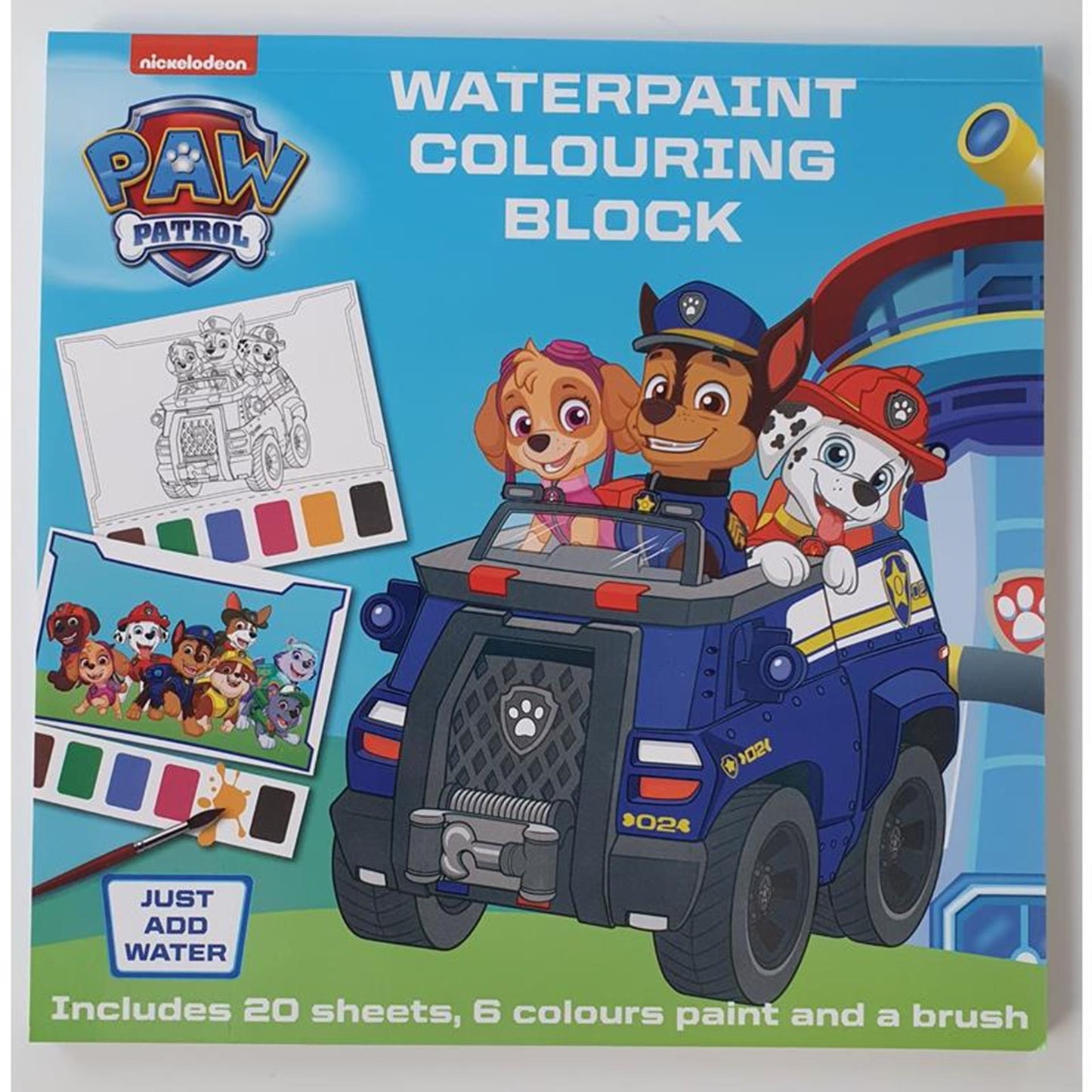 Wins holland waterverf kleurboek paw patrol