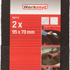 Werkzeyt schuurspons (versch. korrel) 2st - b25712