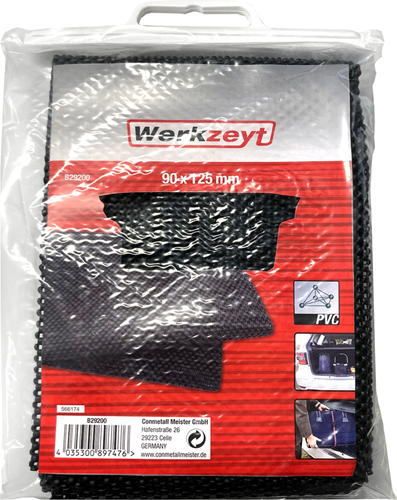 Tappetino antiscivolo Werkzeyt 125x90cm nero - b29200