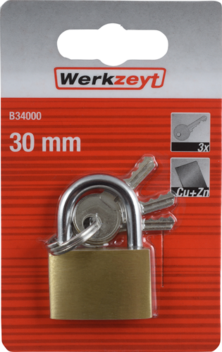 Lucchetto Werkzeyt 30mm ms - b34000