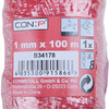 Con:p cuerda pp 1mm 6kg rojo blanco bob 100m - b34178
