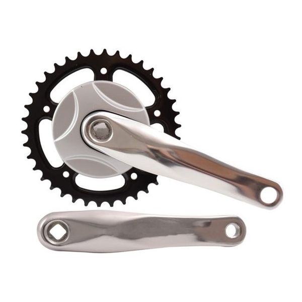 Cranket Nexus 38T 170 mm de plata de acero
