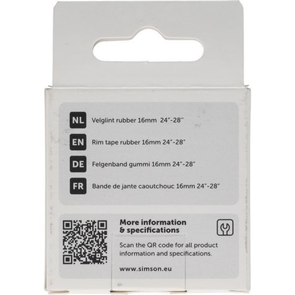 Nastro per cerchioni Simson 24 -28'' largo 16mm