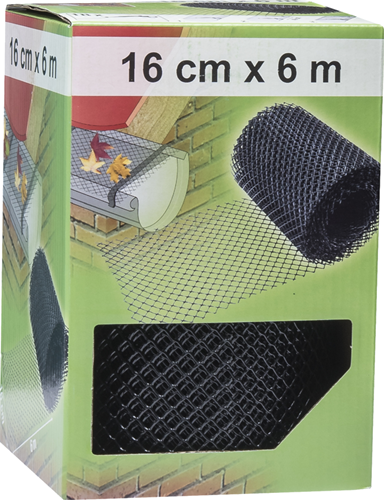 Con:p lámina de malla para canalón 16cm 6m - b46480