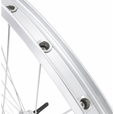 Achterwiel 28 x 1 4'' aluminium zac 2000 velg - favorit remnaaf - zilver