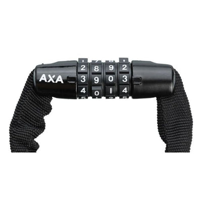 Axa lock chain rigid 120cm code lock green (card)