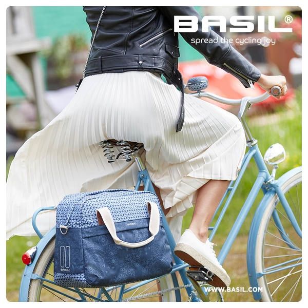 Basil Bohème Bicycle Shoulder Bag - Green, 18L
