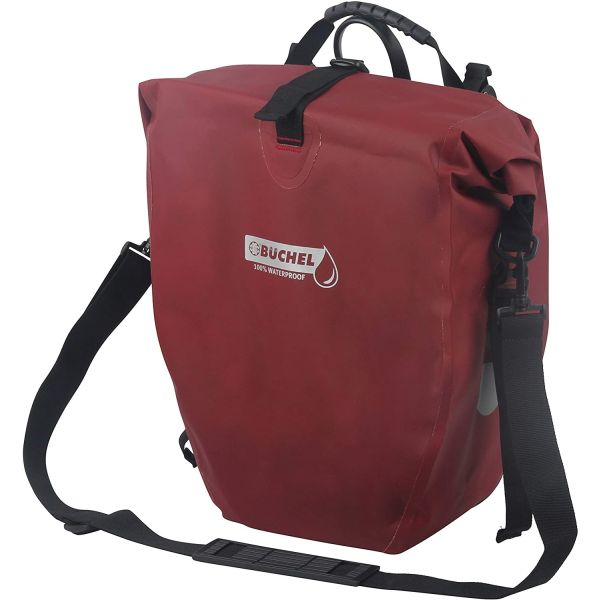Borsa Büchel solo al 100% 25,4 litri Merlot impermeabile