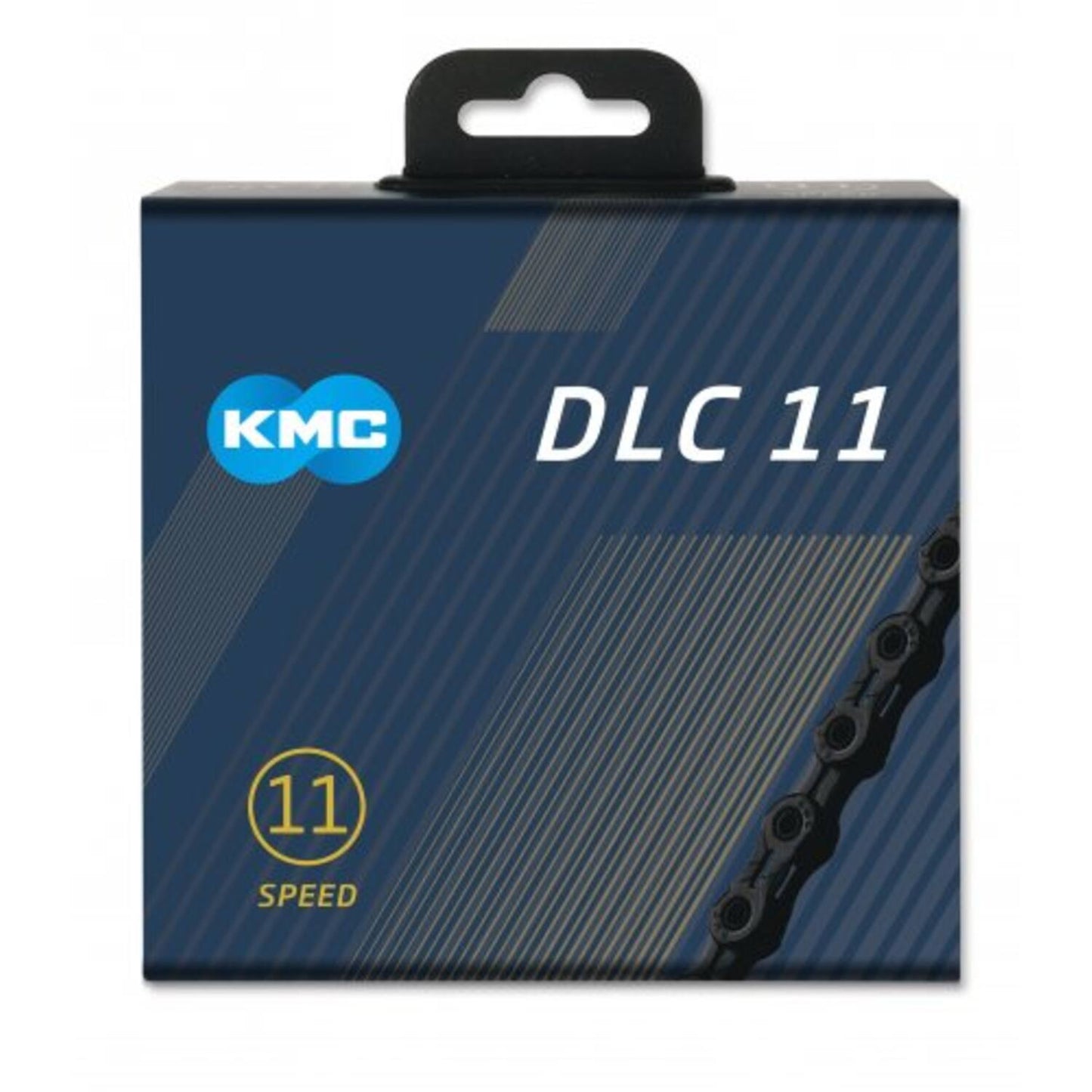 Cadena de bicicletas KMC DLC 11 118 Schakels - Zwart, Diamond Durabilidad, 243G
