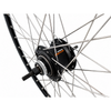 Shimano achterwiel 28 inch nexus 7 naaf (zwart) - zac2000 velg (zwart zilver) met rvs spaken - voor schijfrem