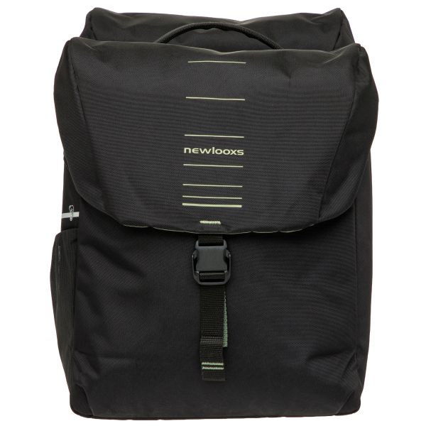 Newlooxs new looxs vigo 536.155mik2 zwart groen dubbeltas mik 40l