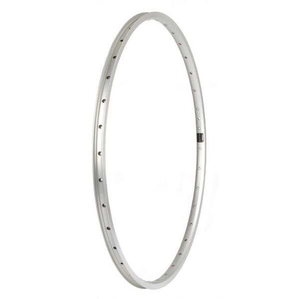 Rim Primax E STR19 28 - 622 x 19c - 36 agujeros - Spoke 14 Válvula francesa - Plata con borde del freno