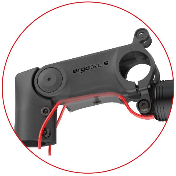 Ergotec Stem por delante 50 XL SI Ø28.6 mm tenedor de 90 mm Ø31.8 mm negro
