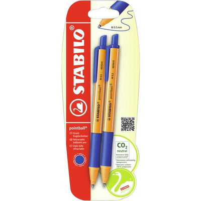 Stabilo pointball azul 2 piezas blister