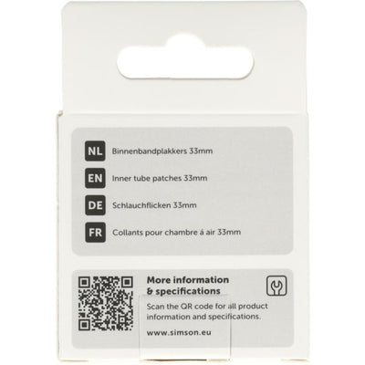 Simson binnenbandpleister 33mm (8st)