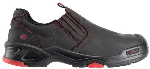 Baak brian instapper 6341 s3 werkschoen | zwart rood | maat 38 - 4031783009061