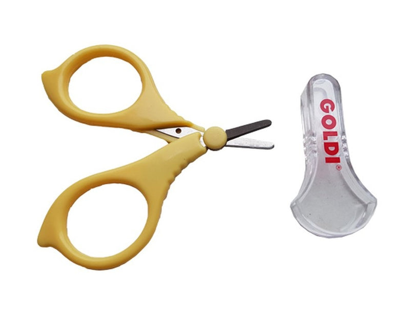 Goldi Sauger Tijeras de uñas con tapa protectora
