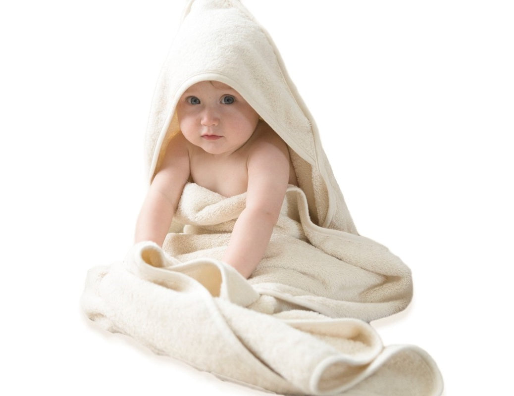 Asciugamano da bambino in tela con cappuccio - Crèmewit