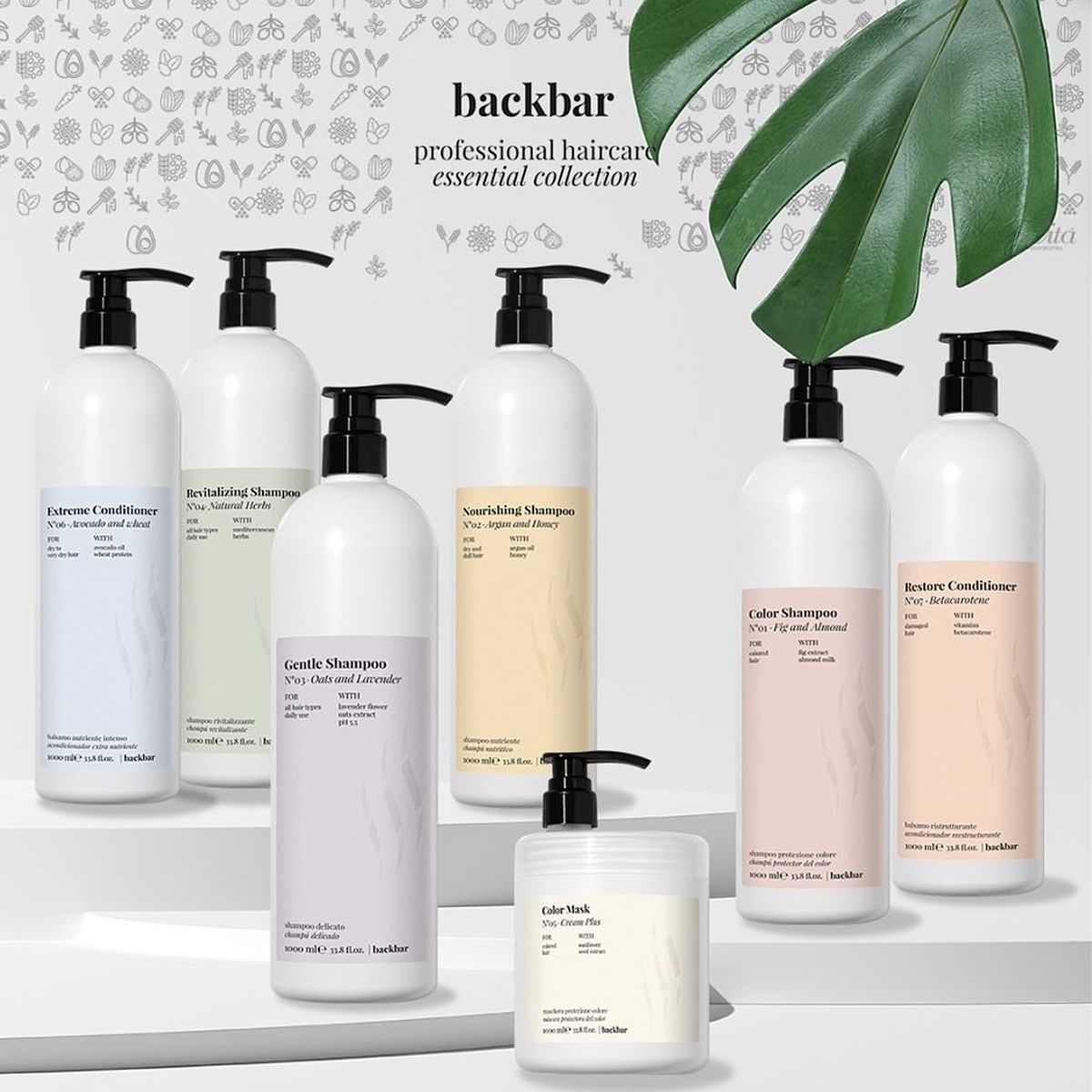 Farmavita backbar maschera colorante n°05 crema plus 1000ml
