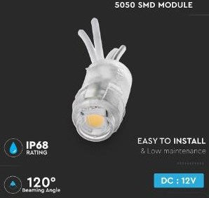Modulo sfondo 12v 0,24w smd5050 bianco caldo - led9040