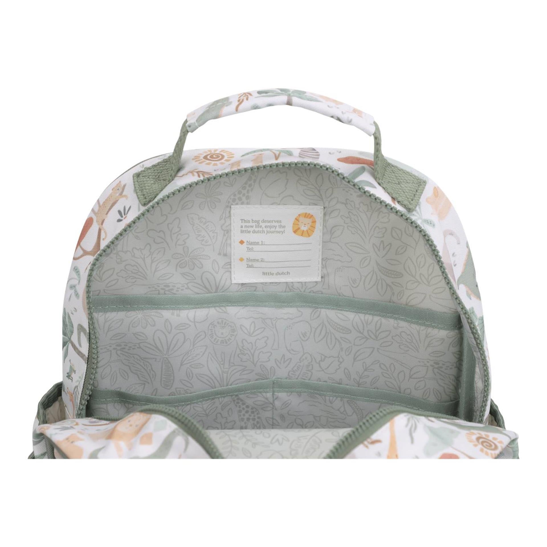 Zaino dei piccoli amici safari olandesi 35 cm