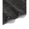 Asciugamano da bagno grigio scuro 50x100 cm 2 pezzi