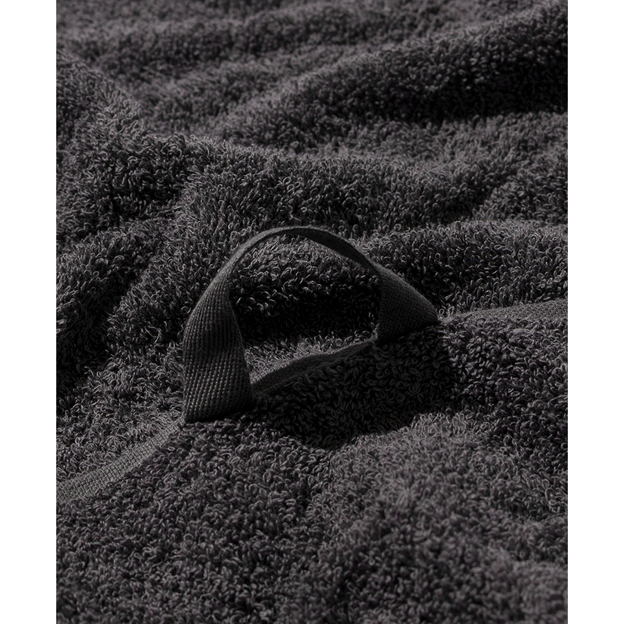 Badhanddoek donkergrijs 50x100cm 2 stuks