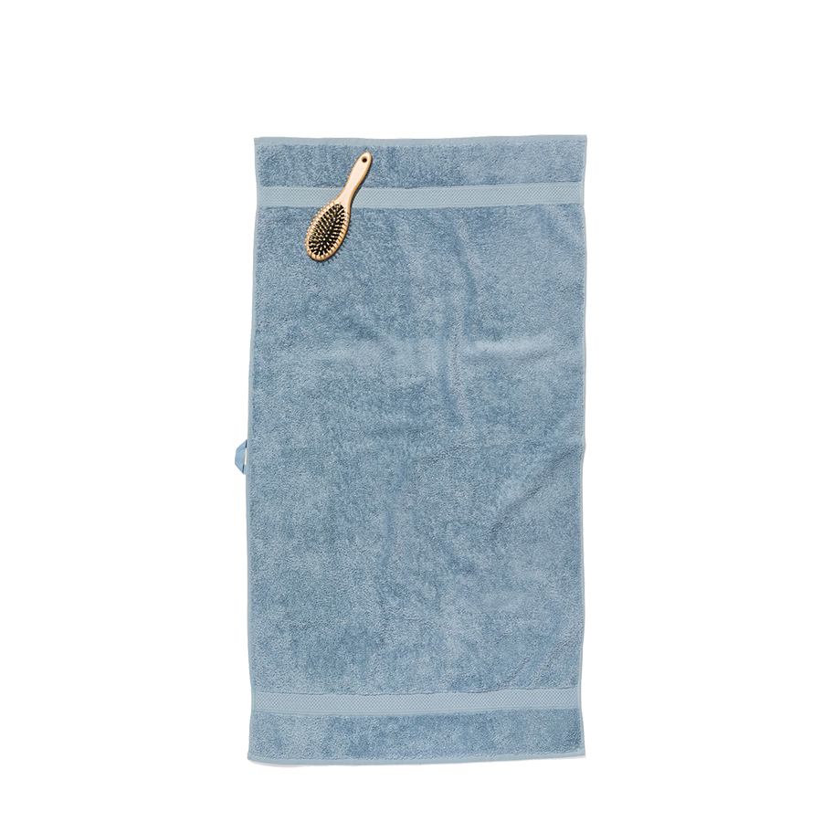 Toalla de baño azul hielo 60x110cm 2 piezas