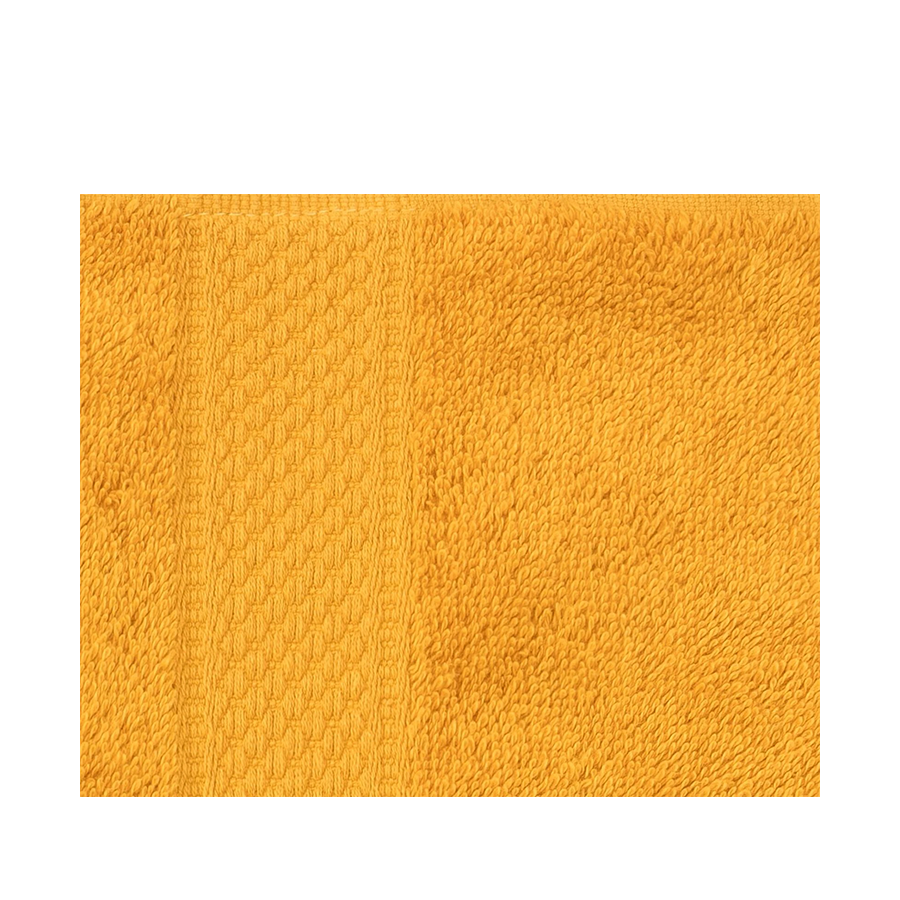 Telo bagno giallo ocra 60x110 cm 2 pezzi