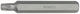 Punta torx Bahco da 10 mm t20l 75 mm | be5049t20l