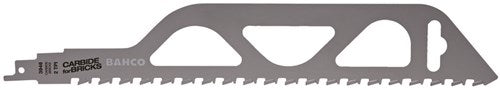 Bahco reciprozaagblad | hardmetaal | voor bakstenen | leca en cellenbeton | 2 tpi | 300 mm - 3946-300-2-cb-1p
