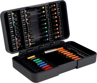 Bahco 66im 54c-1 | 1 4 impact torsie bit set | voor sleuf phillips pozidriv hex torx® tamper robertson schroeven | 54 stuks - 66im 54c-1