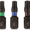 Bahco torsiebit 1 4 | heavy-duty | voor torx® schroeven | gekleurd | t20 x 25 mm - retailverpakking - 66im t20c-2p