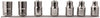 Bahco doppenset 1 2 | torx® - 6-delig op rail - 7807te