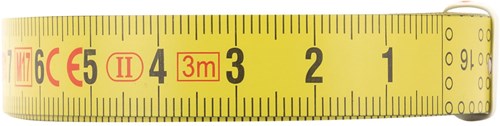 Bahco meetlint | plakrand voor rechts aflezen | klasse ii | metrisch | 6 m - btr-6-13