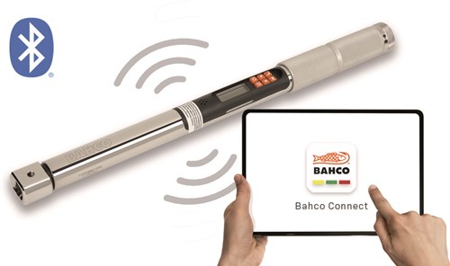 Llave dinamométrica y angular digital Bahco | bluetooth® | cabeza de trinquete fija | con memoria | micrófono | 6,8-135 nm - tawmb9135m