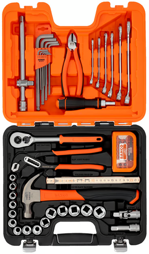 Set di chiavi a bussola Bahco 1 4 + 1 2 | 71 pezzi - s71mix