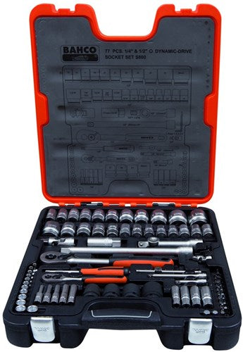 Set chiavi a bussola Bahco 1 2 +1 4